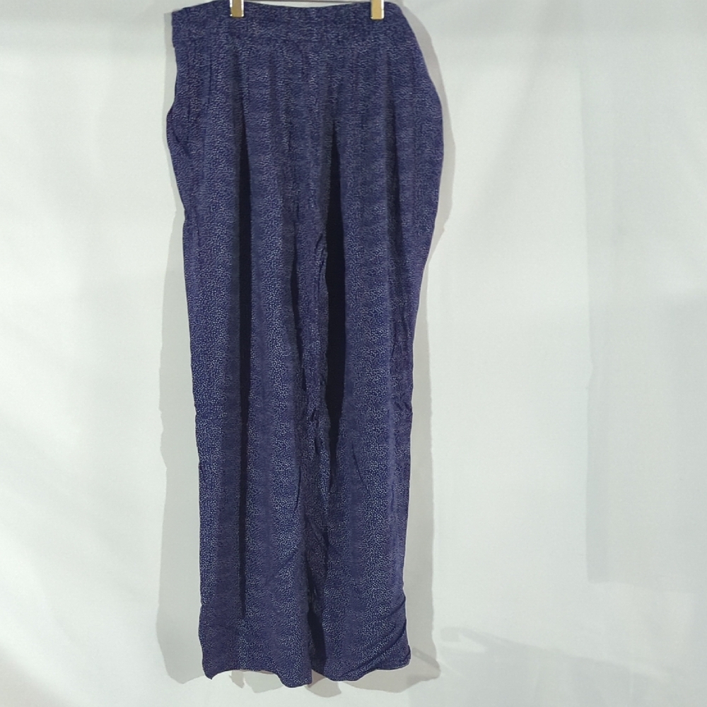 Women's Wide Leg Pants in Blue - Picture 7 of 7